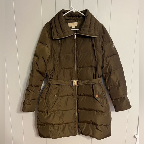 Michael Kors Long‎ Puffer Coat Size L - Picture 1 of 7
